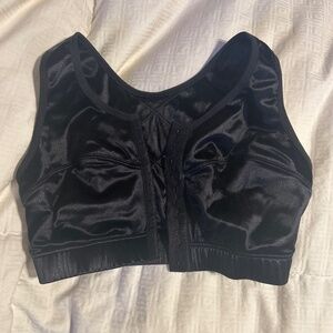 ENell Front Closure High Impact Running Bra  Black Size 1 36-39" Bust